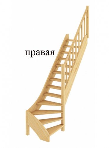 Межэтажная лестница ЛС-07м /4 пр. под покраску