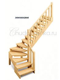 Межэтажная лестница ЛЕС-09 левозаходная